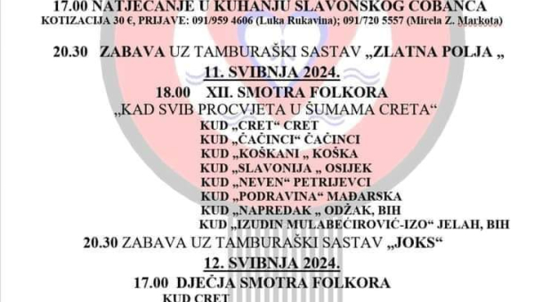 "Proljeće u Cretu" od 10. do 12. svibnja